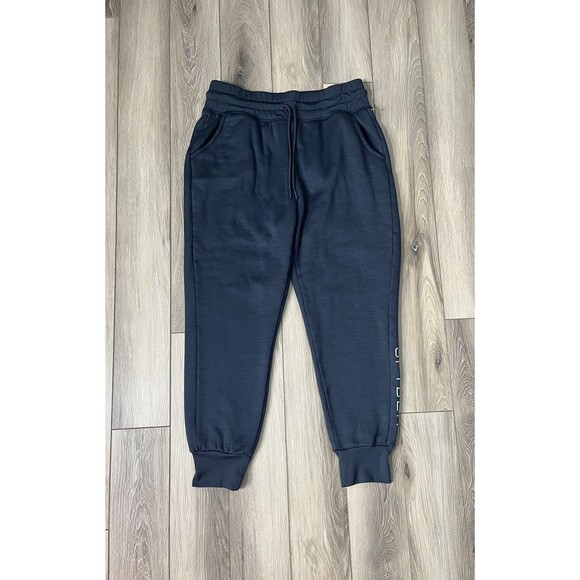 Spyder Active Gray Performance Jogger Sweatpants Fleece Mens Sz L Drawstring - Picture 1 of 8